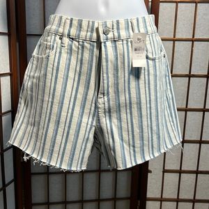 loft cut off short nwt striped 27